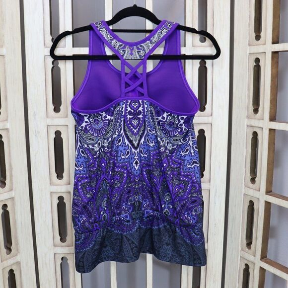 Athleta Tic Tac Toe Paisley Tank - Picture 2 of 6